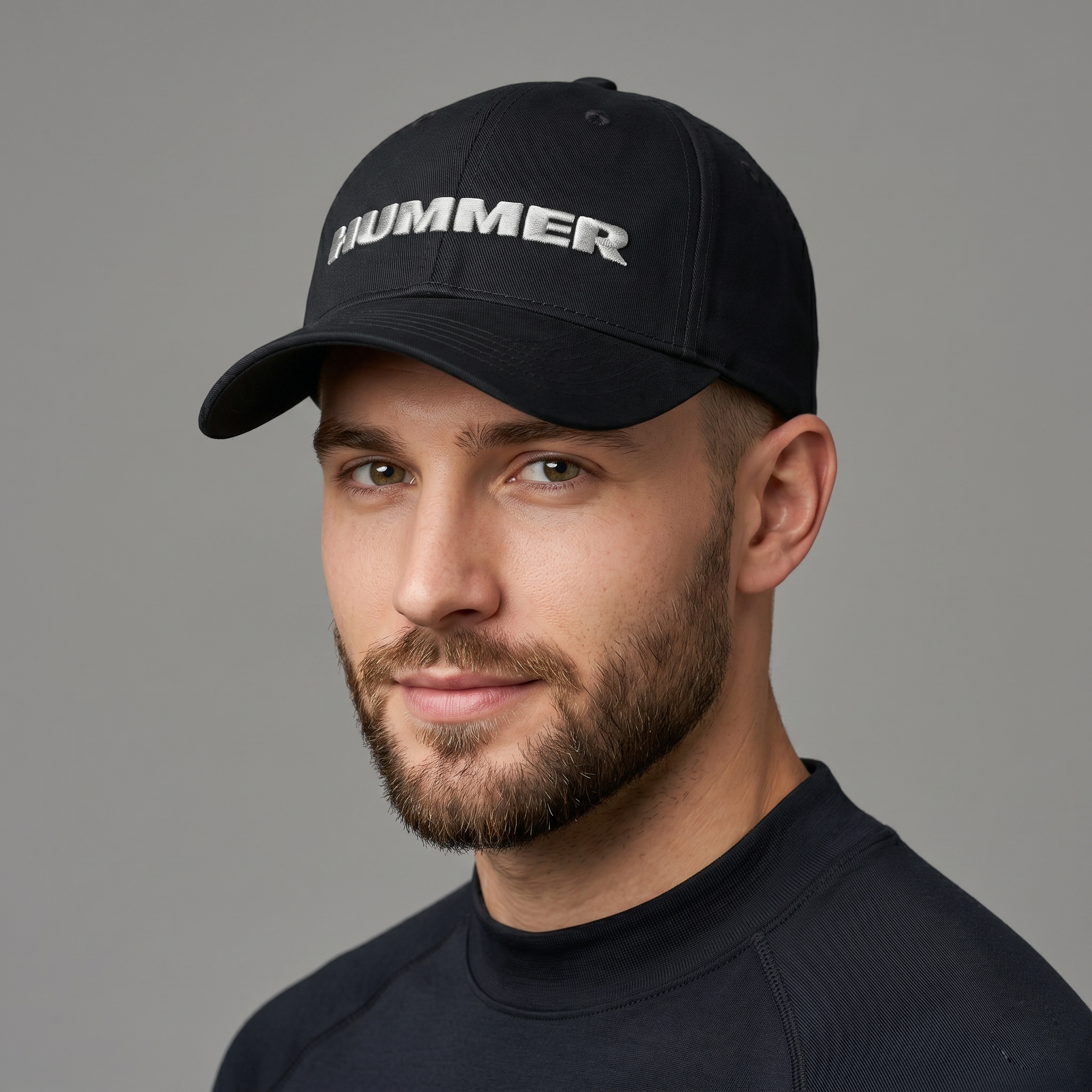 Hummer 3D Logo Baseball Cap | Thrifted Motorcore Aesthetic