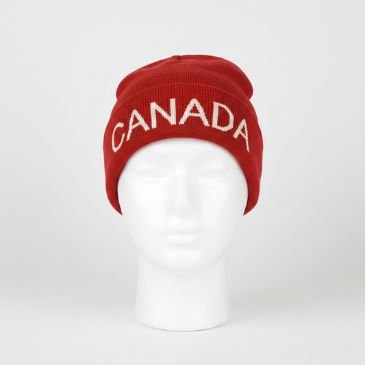Premium XL CANADA Thrifted Winter Hat - Fits Large Sizes & Thick Hair