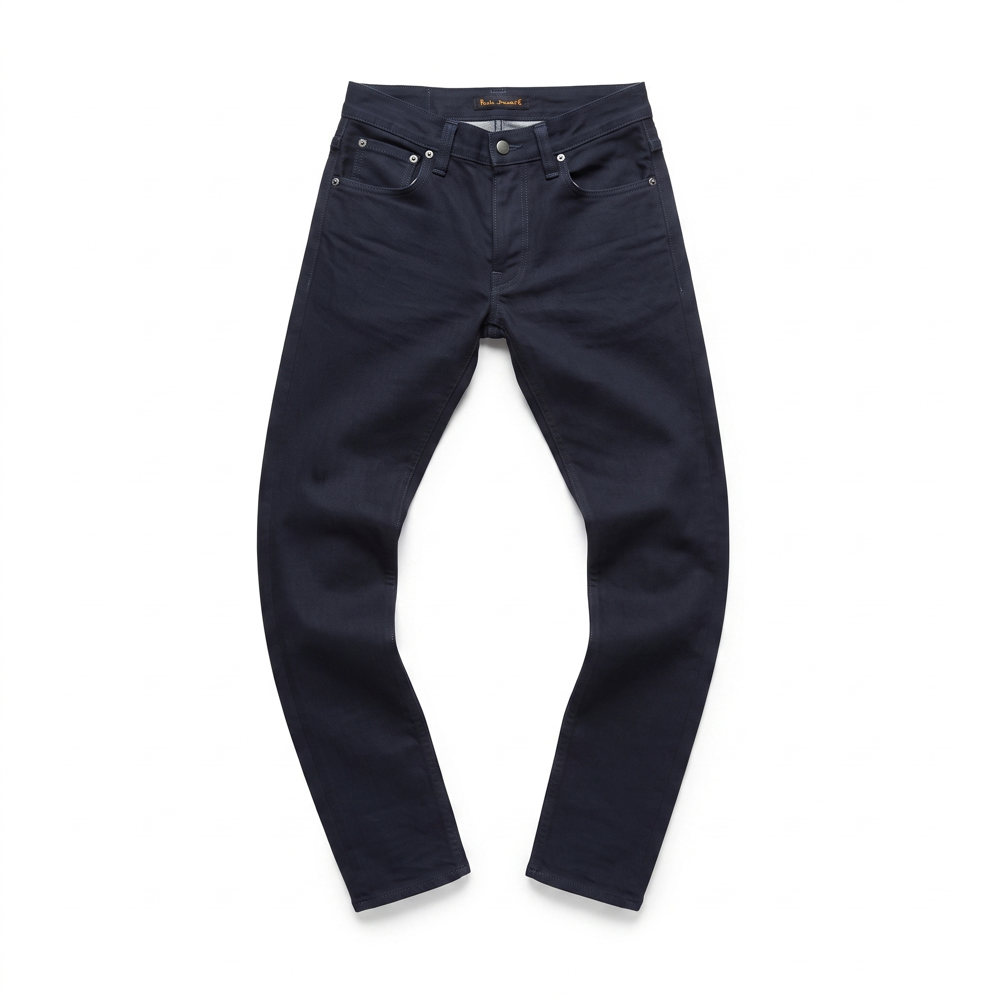Thrifted Nudie Jeans Co Men's Deep Indigo Blue Slim Jeans Waist: 30-32/ J1010