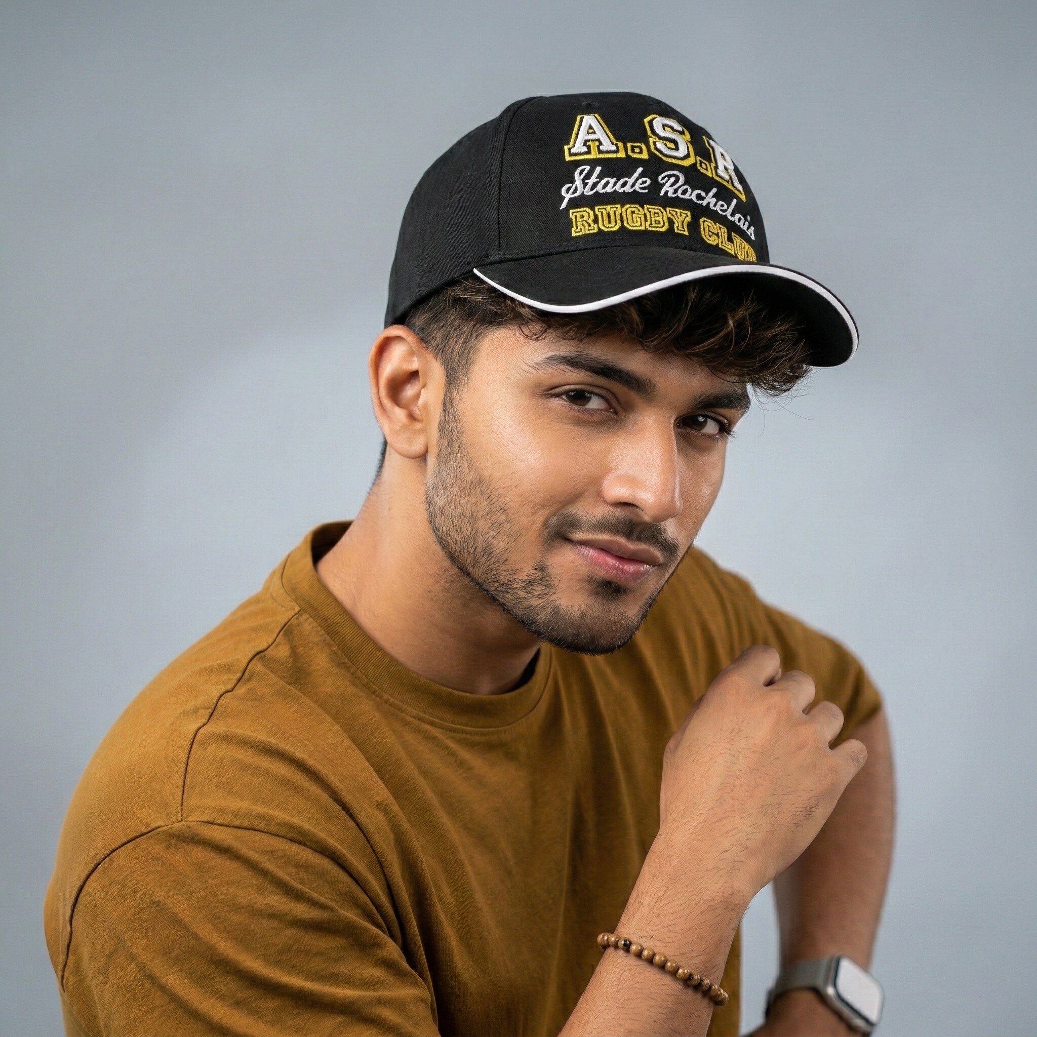 A.S.R Stade Rochelais Rugby Club Thrifted Embroidered Cap