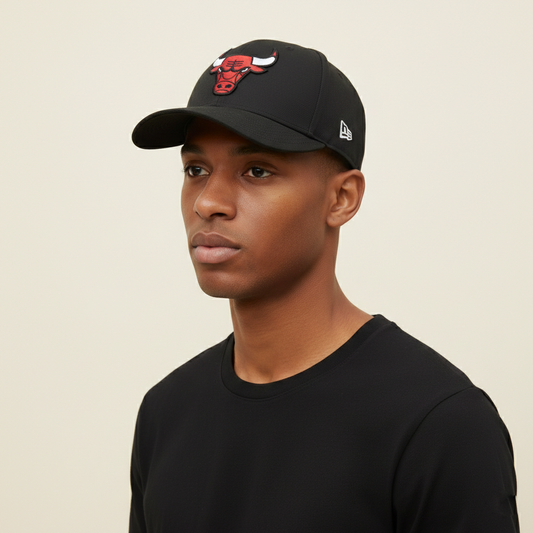 Vintage Chicago Bulls NBA Thrifted Basketball Cap - Black New Era 9FIFTY