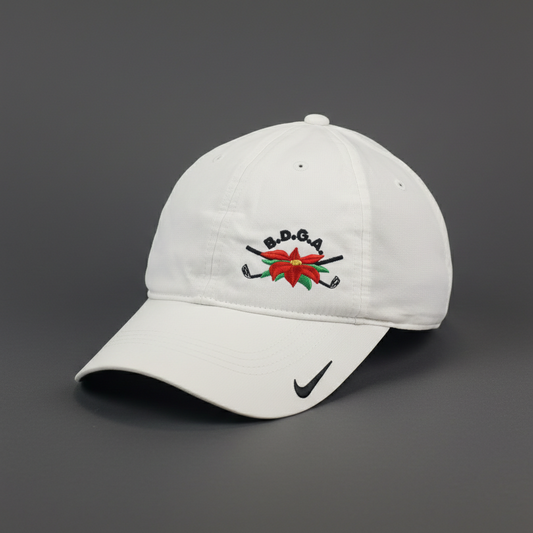 Nike Golf Dri-FIT Adjustable Performance Thrifted Hat – White/Black