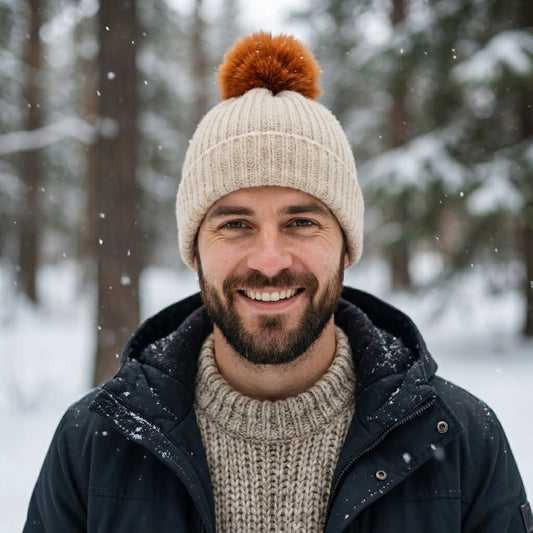 Authentic Reserved Poland Knit Thrifted Cap - European High Street Fashion