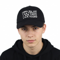 Vintage JKSY "I Love My Body" Hat - Black Embroidered Graphic Cap
