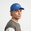 Thrifted PP ONE Korea Royal Blue Records Graphic Cap