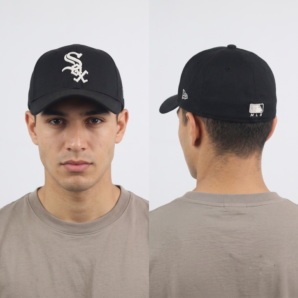 Vintage Chicago White Sox MLB Hat | Black Adjustable Cap 57-58 cm