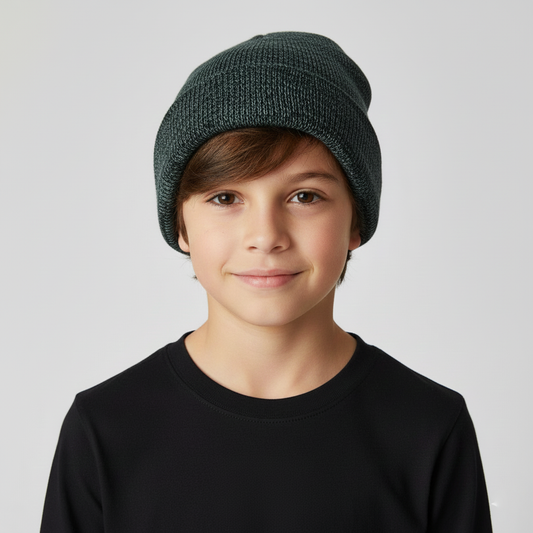 Official Hurley Junior Cuffed Thrifted Cap - Surf Style Winter Headwear