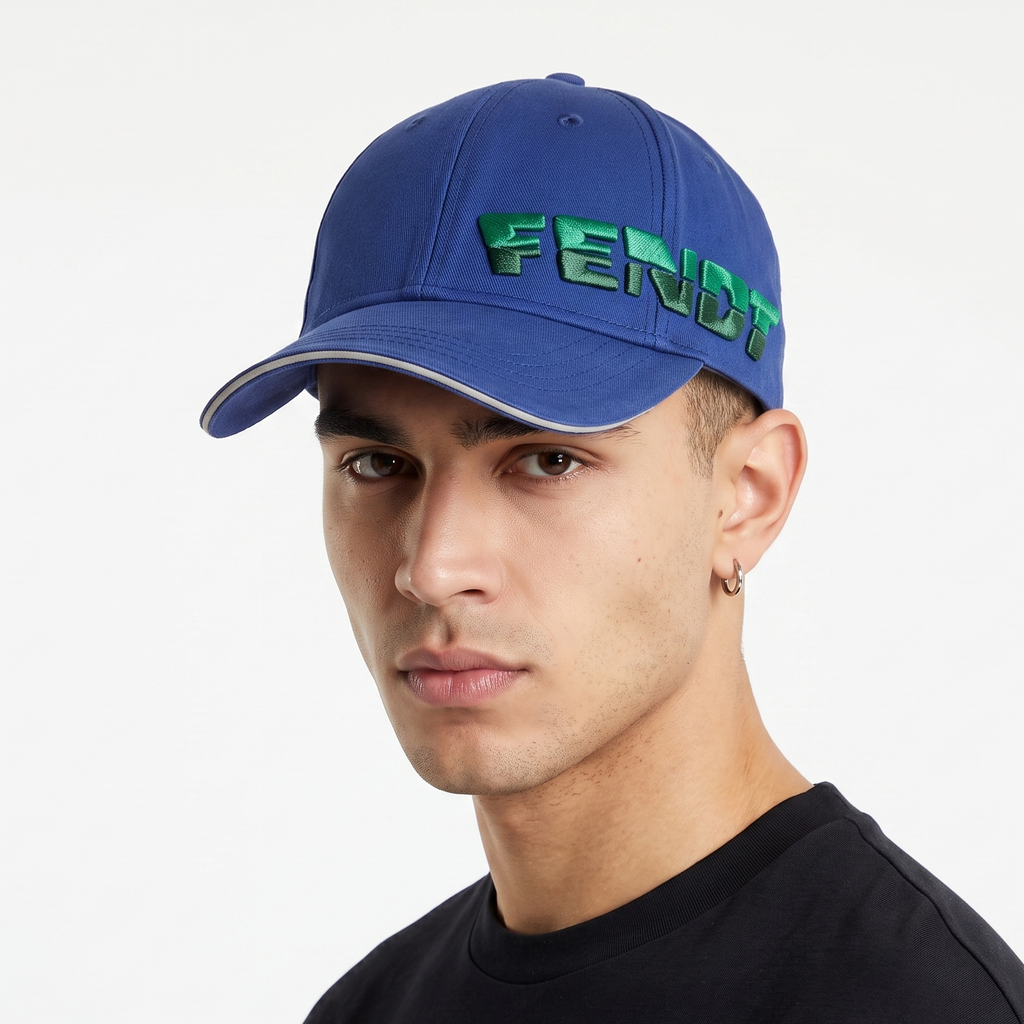 Thrifted Fendt "Leaders Drive Fendt" Blue Baseball Cap - Size 56-58cm