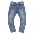 Thrifted Fatalism Men's Blue Straight Leg Denim Jeans 32 Waist/ J1025
