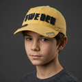 Vintage Distressed Sweden "Sverige" Souvenir Cap - Yellow/Blue