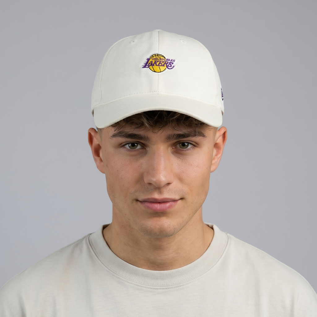 NBA Los Angeles Lakers Off-White Thrifted  Hat