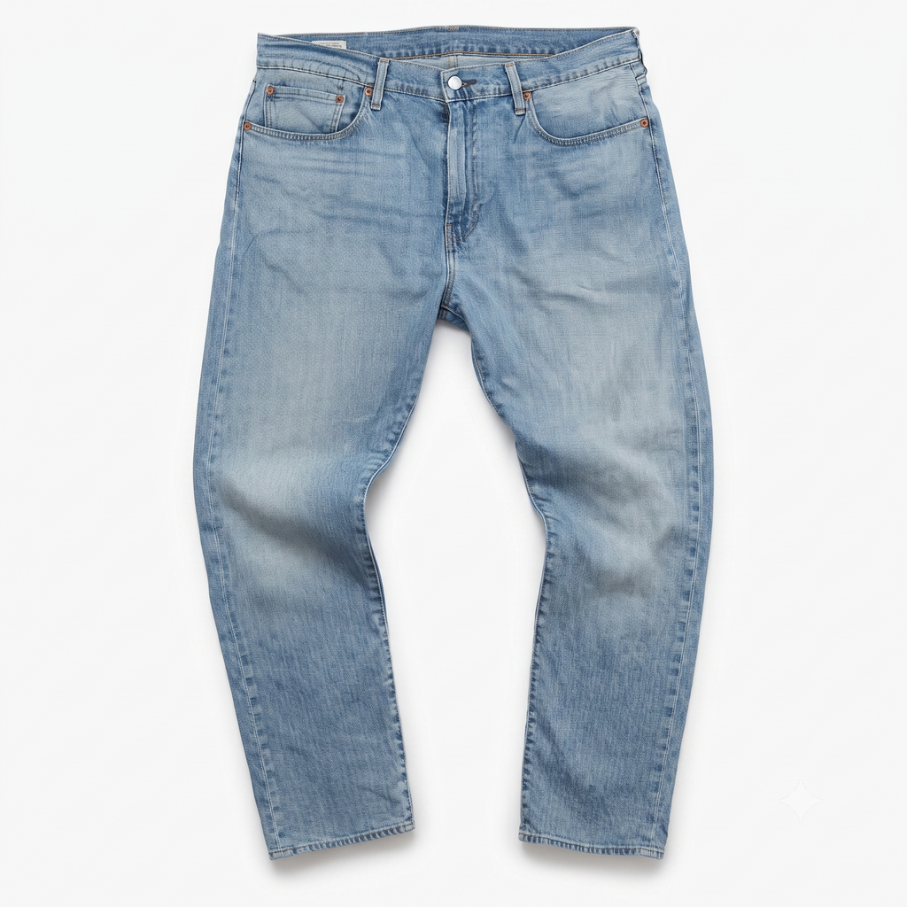 Vintage Levi's 501 Men's Light Blue Thrifted Denim Jeans 38 Waist
