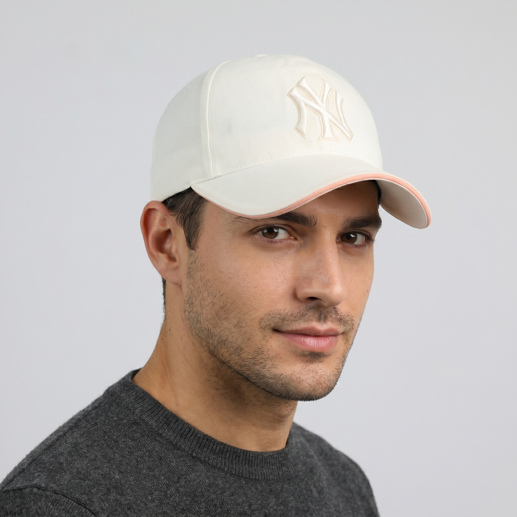 Vintage New York Yankees Off-White NY Sandwich Cap