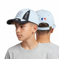Sky Blue NY Yankees Embroidered Strapback Cap (Size 55-56 cm)