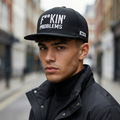 Eight Five "F**kin' Problems" Black Snapback Hat - Streetwear Graphic Cap