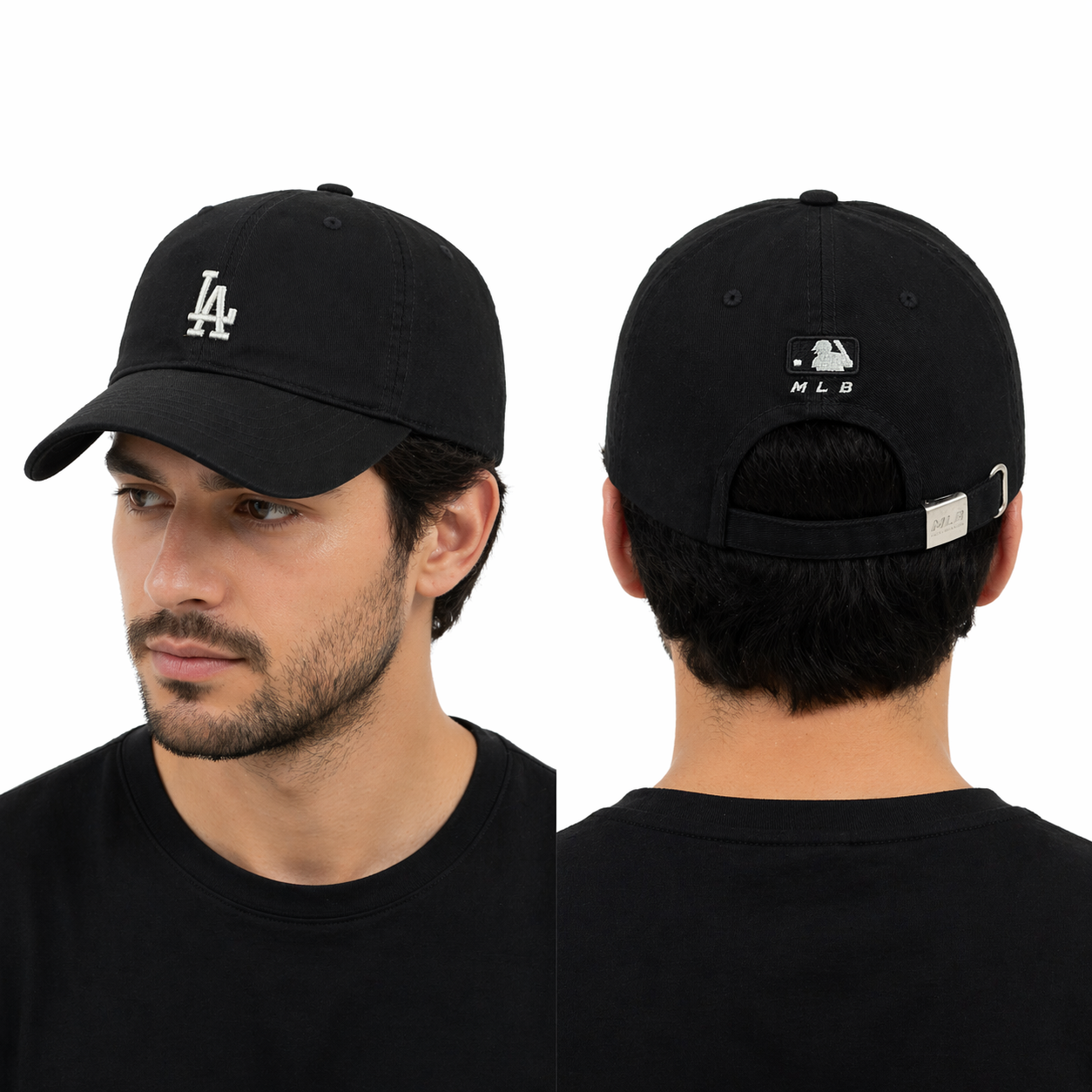 Authentic MLB Los Angeles Dodgers Baseball Thrifted Cap - Triple Black
