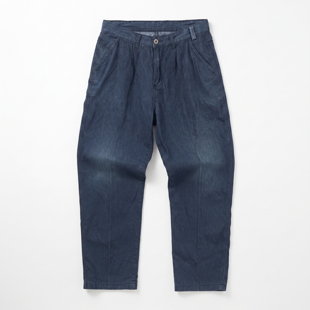 Classic Mid-Wash Denim Trousers for Men 34/ J1061