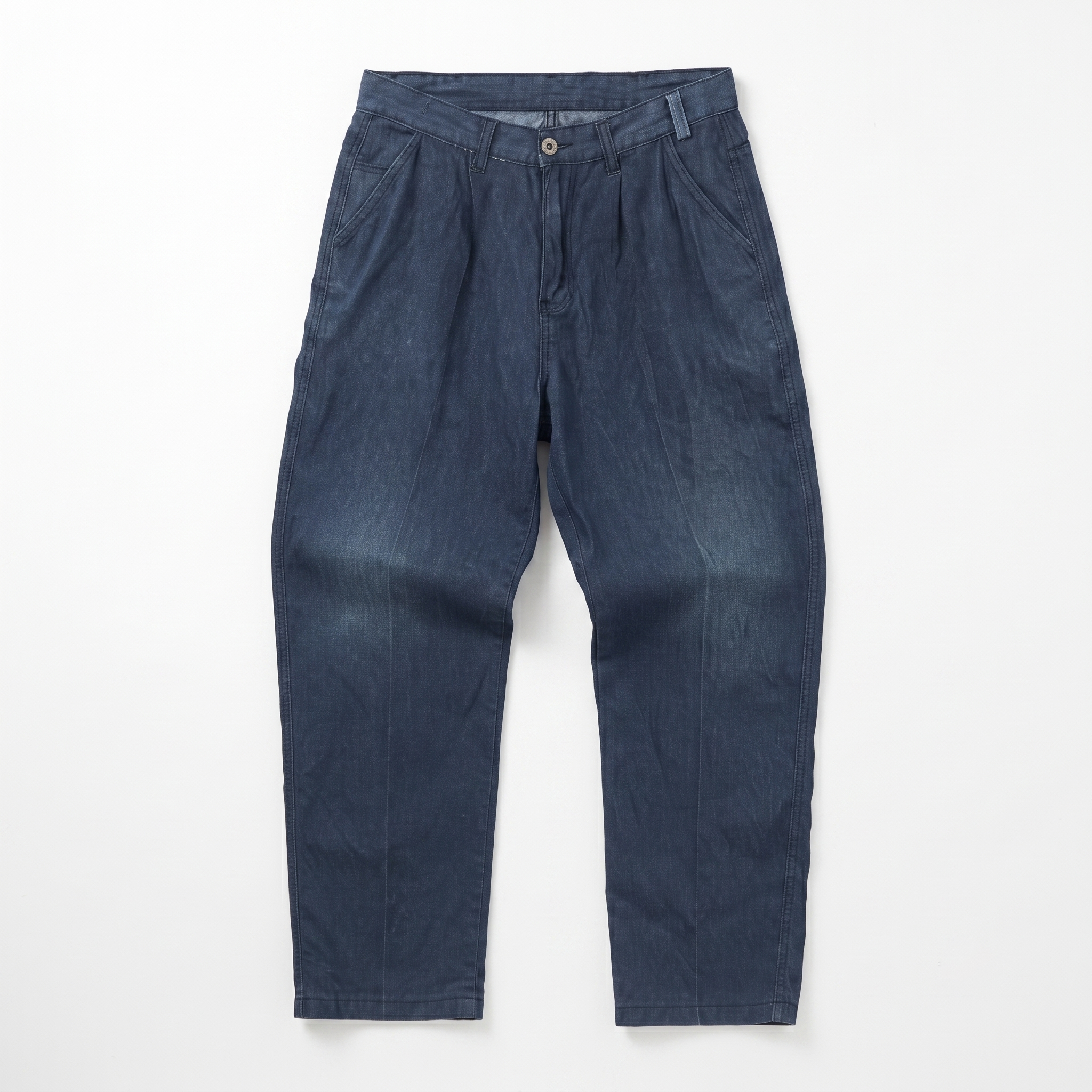 Classic Mid-Wash Denim Trousers for Men 34/ J1061