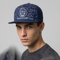 House of Mask by Studiobüro Navy Thrifted Snapback