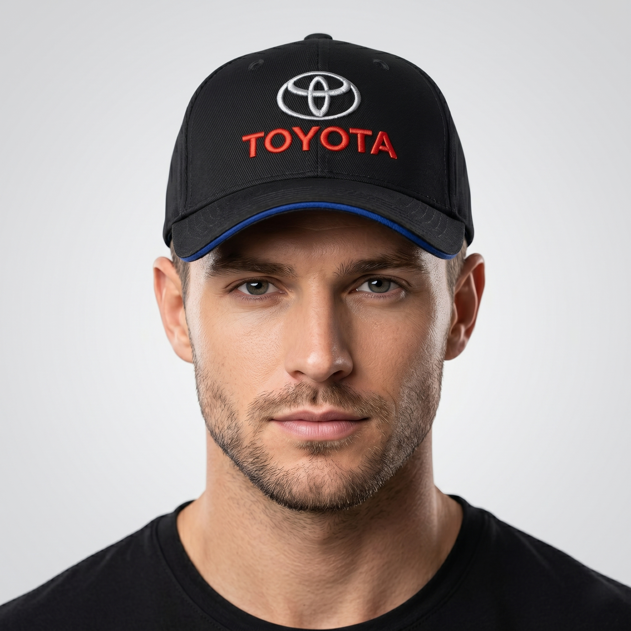 Beechfield Toyota Embroidered Automotive Baseball Thrifted Cap Hat