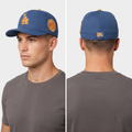 Thrifted LA Dodgers Blue Yellow Embroidered Side Patch Baseball Cap