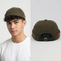 B.Reclusive Khaki Olive Corduroy Brimless Miki Hat