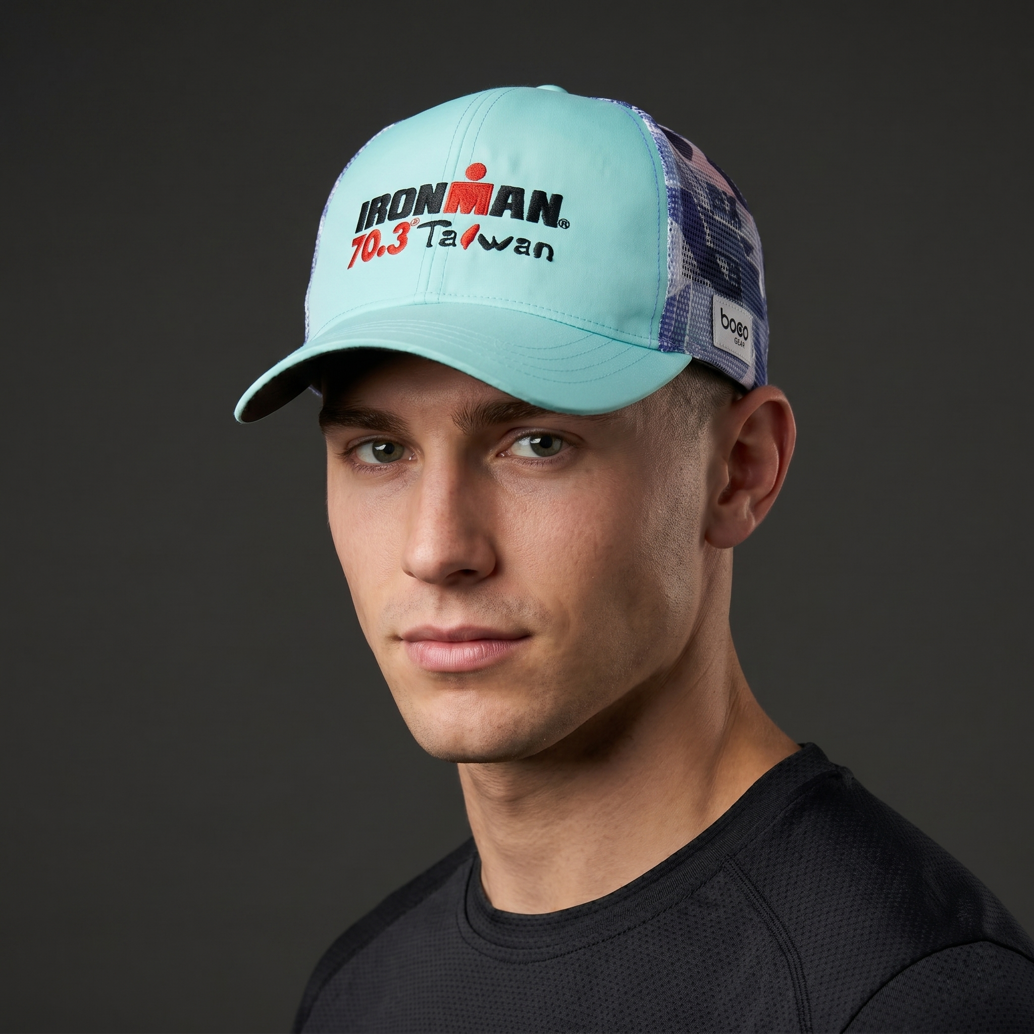Ironman Taiwan 70.3 Performance Running Cap - Boco Gear Snapback - 56-58cm