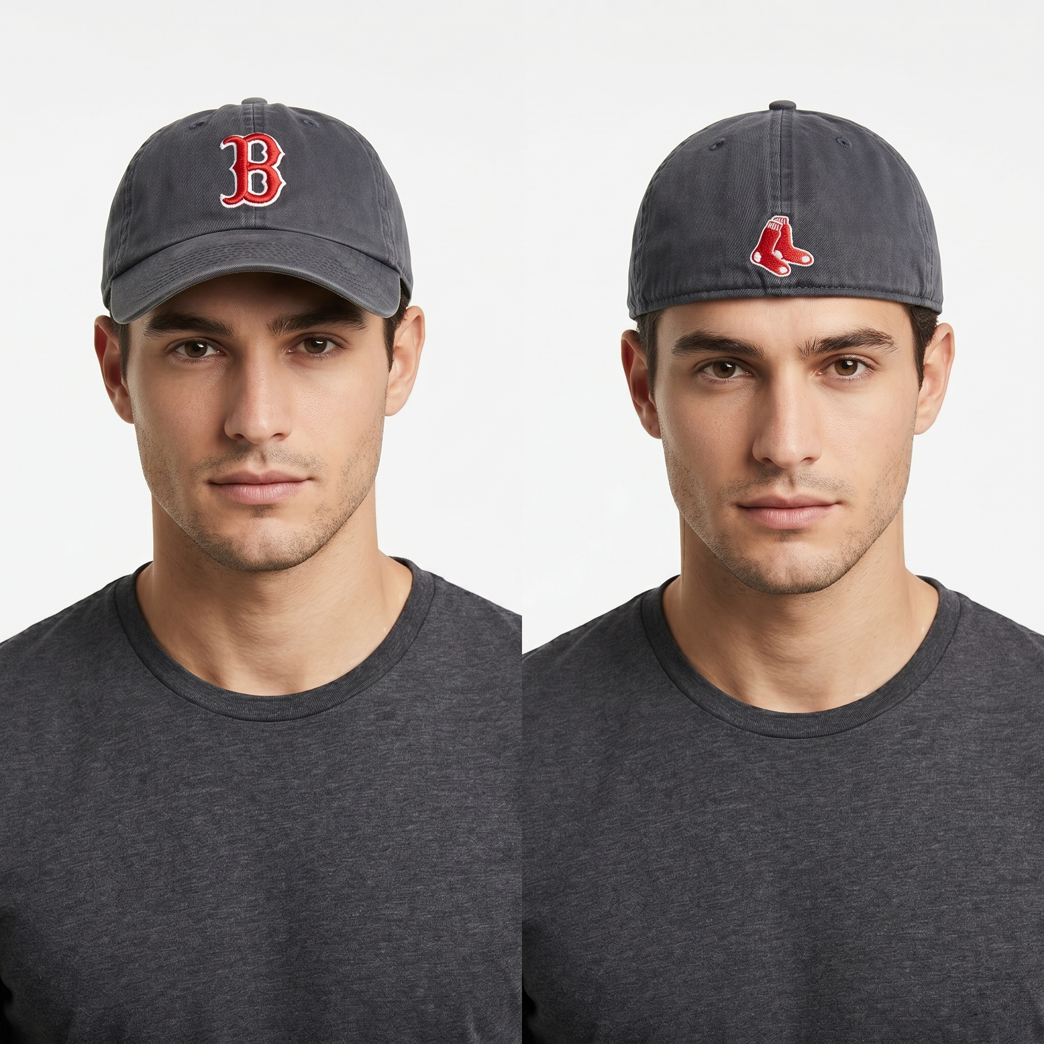Boston Red Sox '47 Brand Fitted Hat - Charcoal Grey "The Franchise" Cap