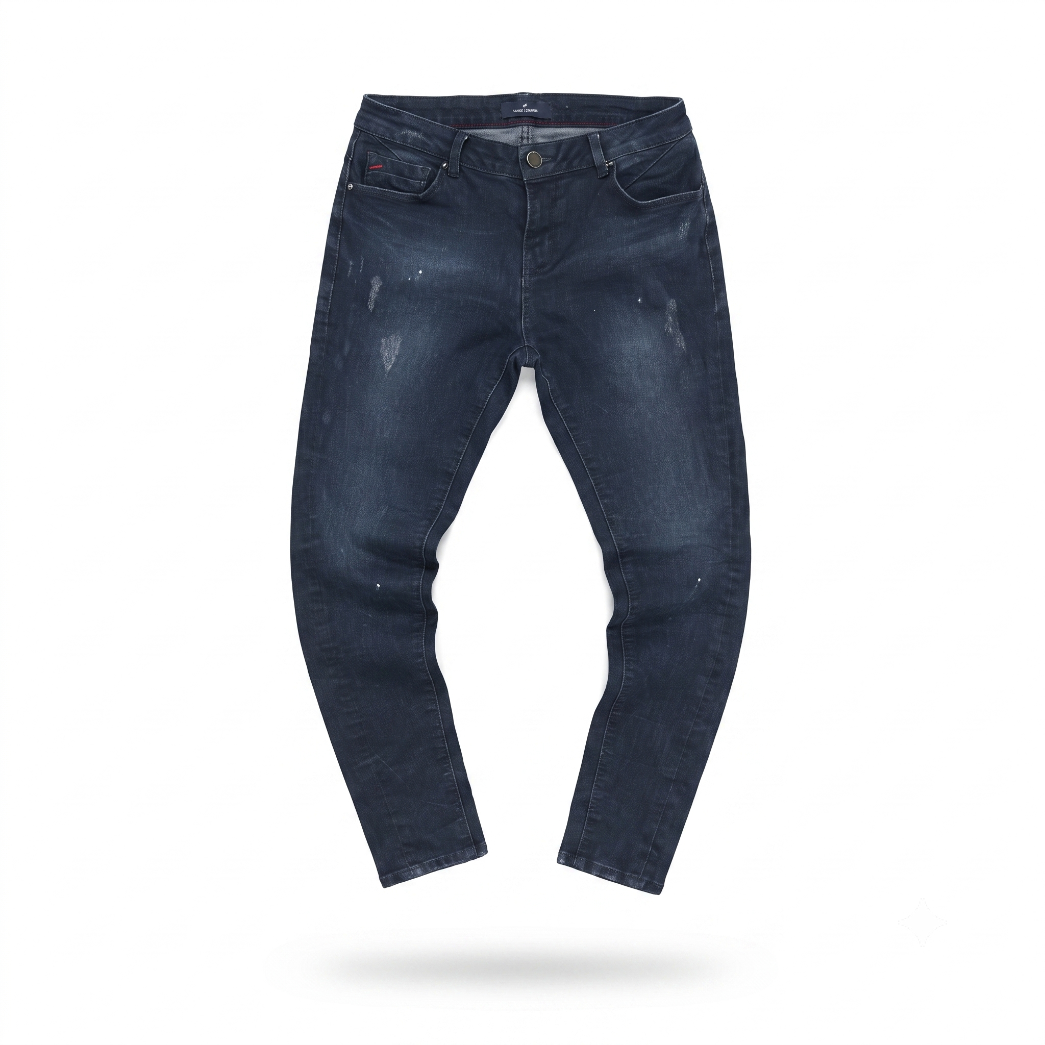 Thrifted Daniel Hechter Men's Dark Blue Slim Skinny Jeans 30 Waist/ J1019