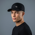 Vintage AA Sport Full Mesh Breathable Running Cap - All Black