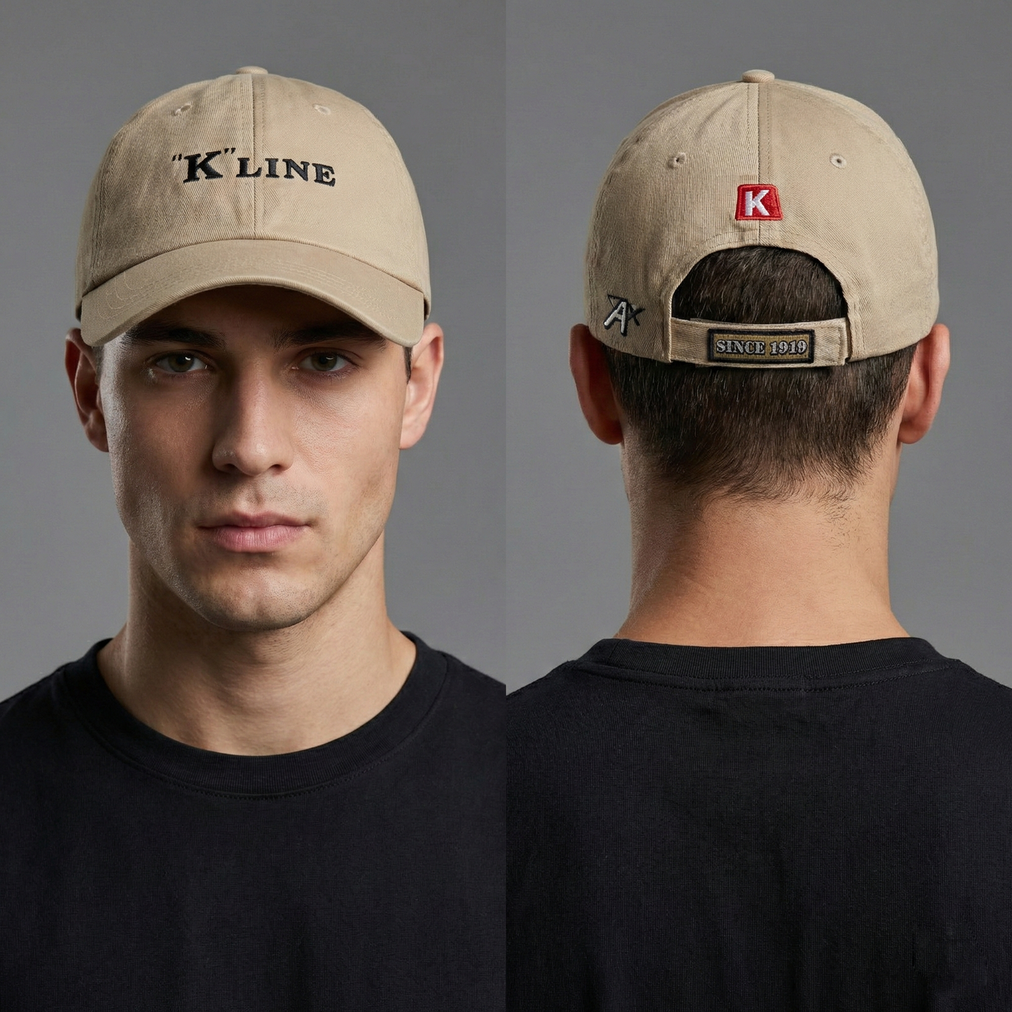 Vintage Ahead "K" Line Khaki Dad Thrifted Hat – Extreme Fit
