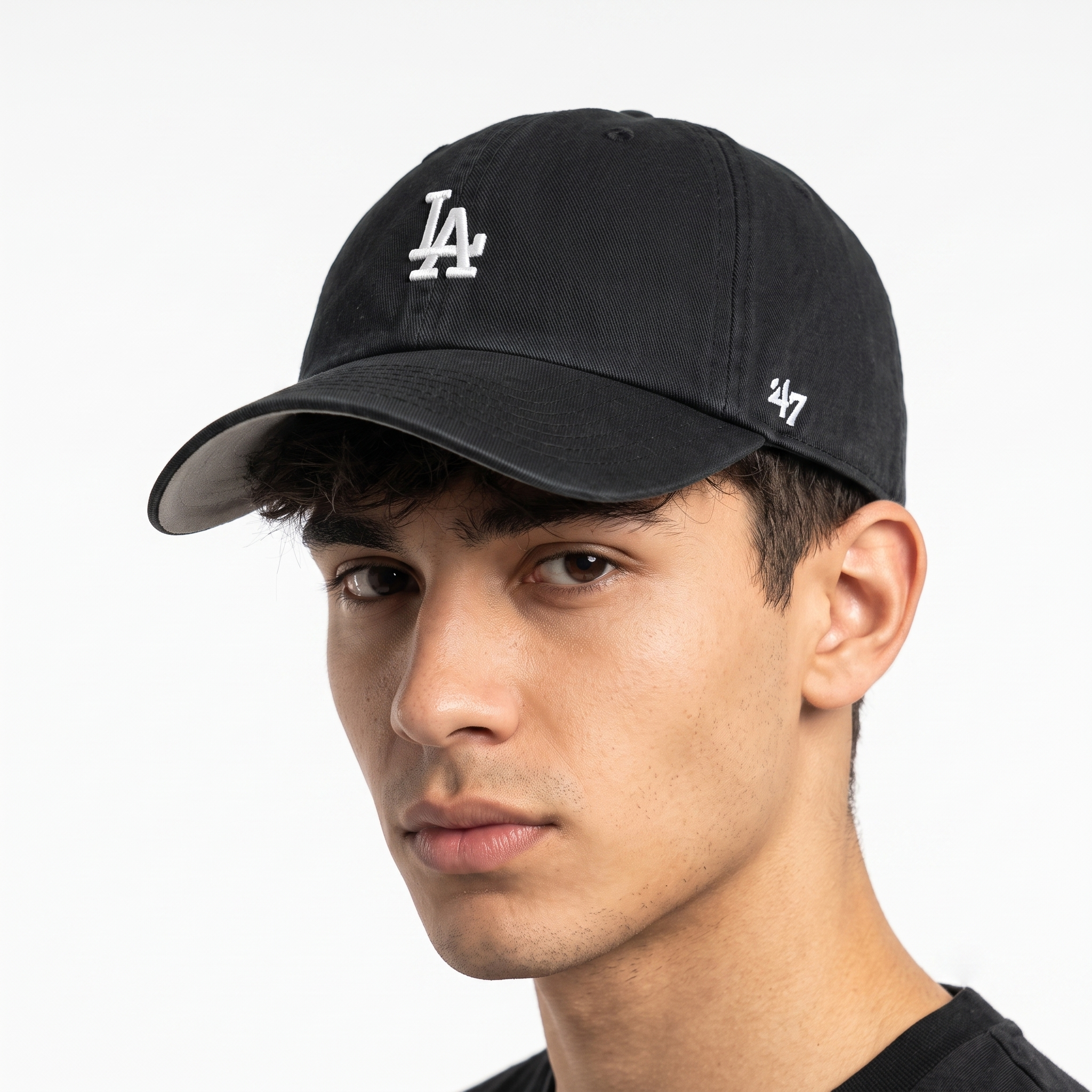 Thrifted LA Dodgers '47 Black Baseball Cap - Size 57-59cm