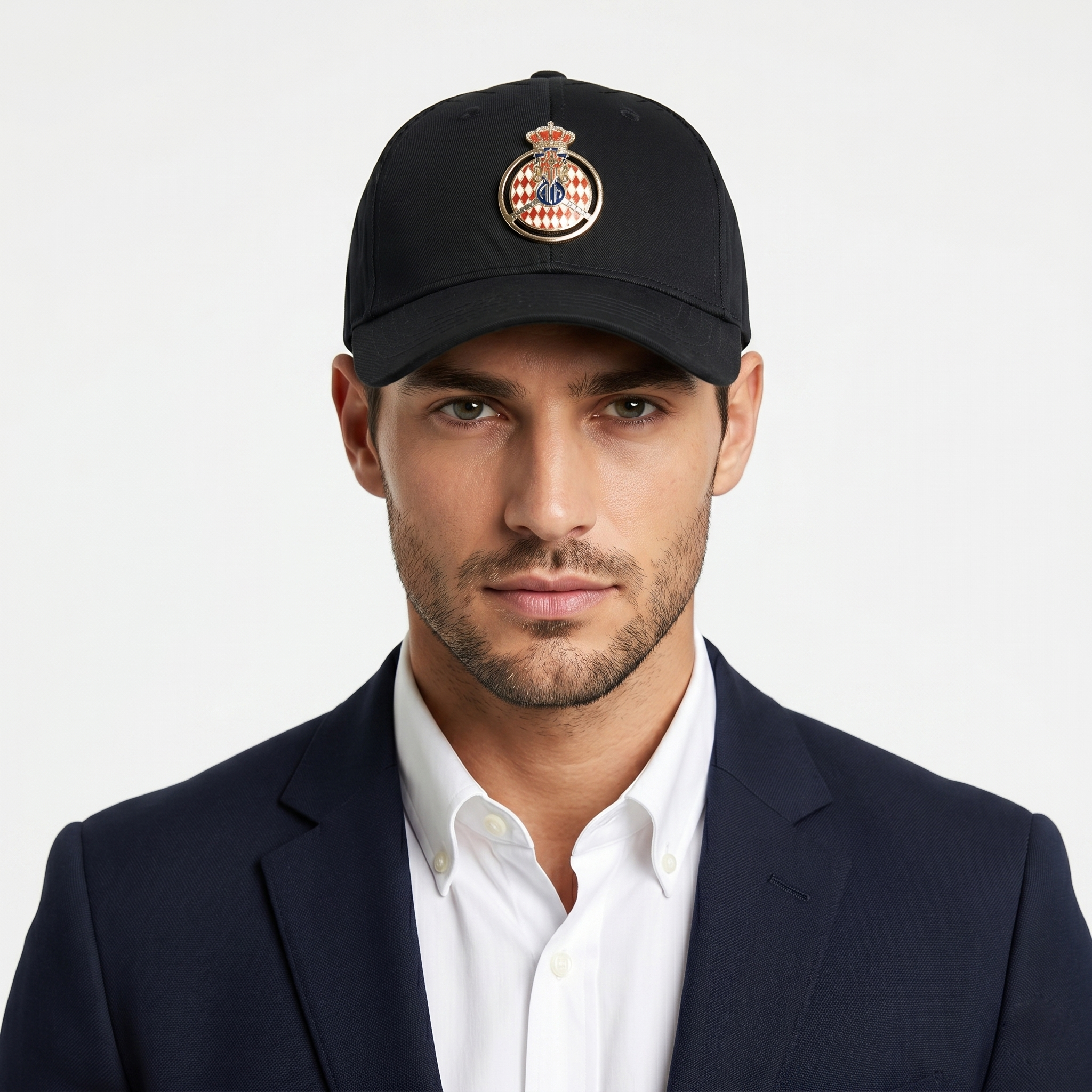 Thrifted K-Up French Riviera Monaco Coat of Arms Dad Hat