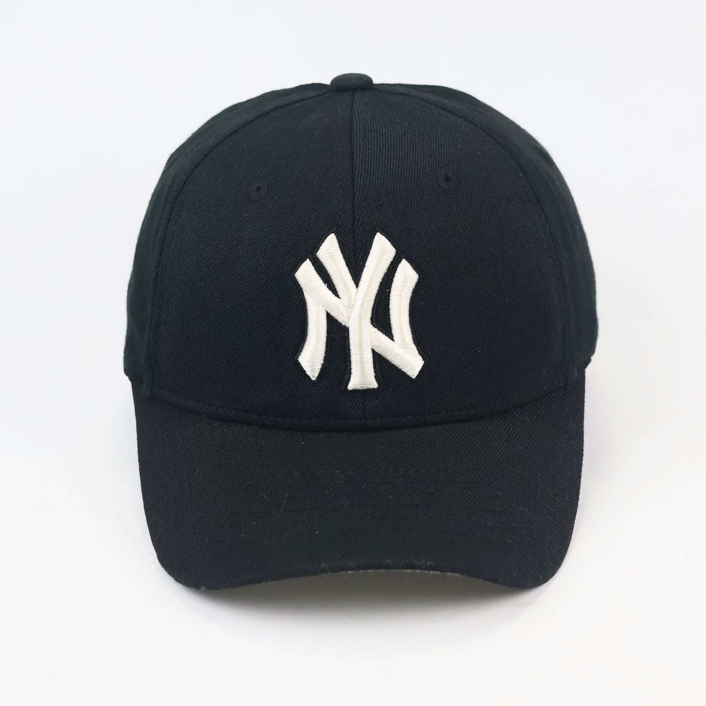 New York Yankees MLB Thrifted Cap - Classic Black NY Embroidered Hat