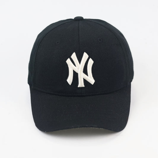 New York Yankees MLB Thrifted Cap - Classic Black NY Embroidered Hat