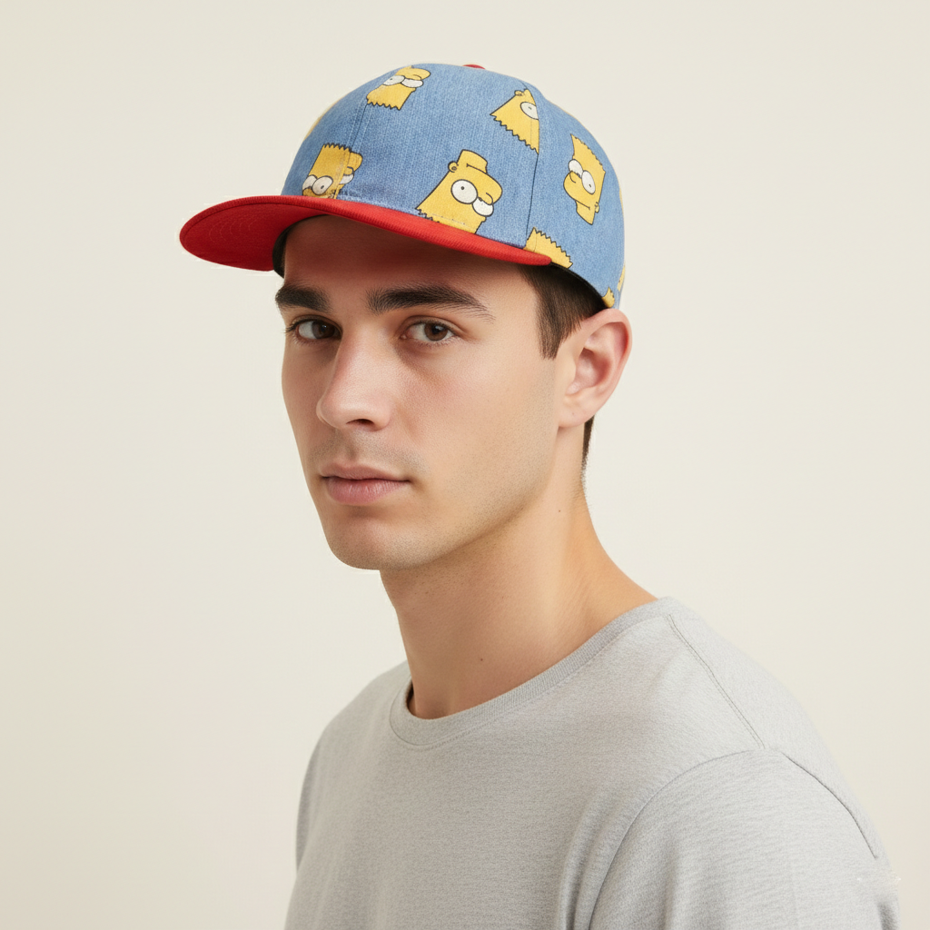 90s The Simpsons Cap | Retro Bart Simpson Thrifted Snapback