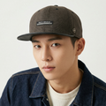 Smith Bridge New York Brown Houndstooth Flat Brim Thrifted Snapback Hat
