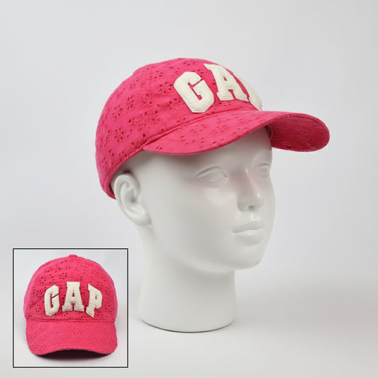Gap Kids Pink Eyelet Thrifted Baseball Cap