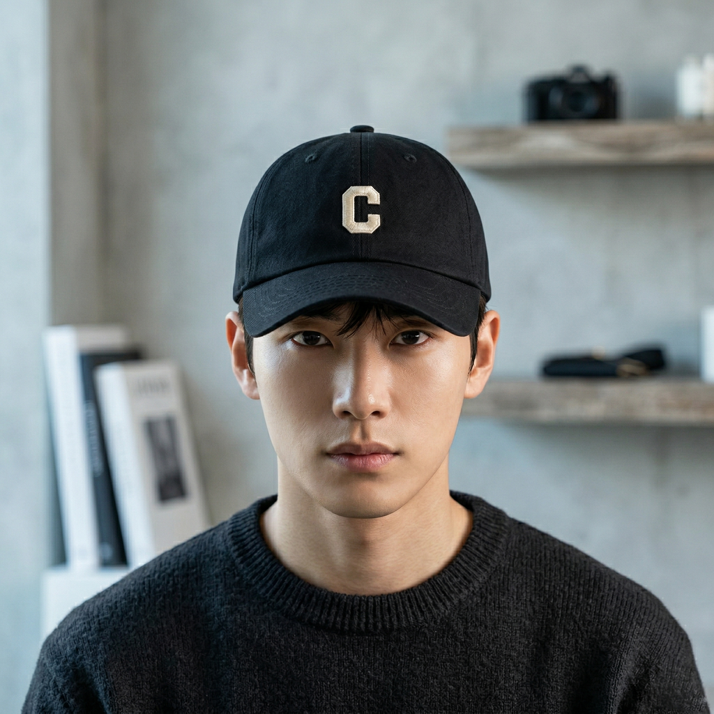 Authentic Covernat Embroidered Logo Thrifted Cotton Cap – Unisex Navy Blue