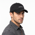 Thrifted Spao Minimalist Black Baseball Cap | 10314