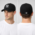 Authentic MLB New York Yankees Black Stretch-Fitted Thrifted Cap - Size M-XL
