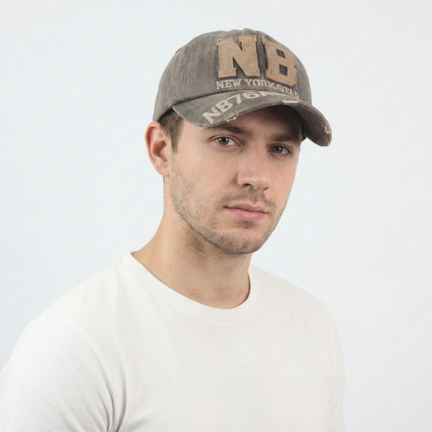 Rock N' Blue Vintage NB New York Star Distressed Baseball Thrifted Cap