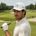 Vintage Imperial Ile Aux Cerfs Mauritius Golf Club Cap - Cream