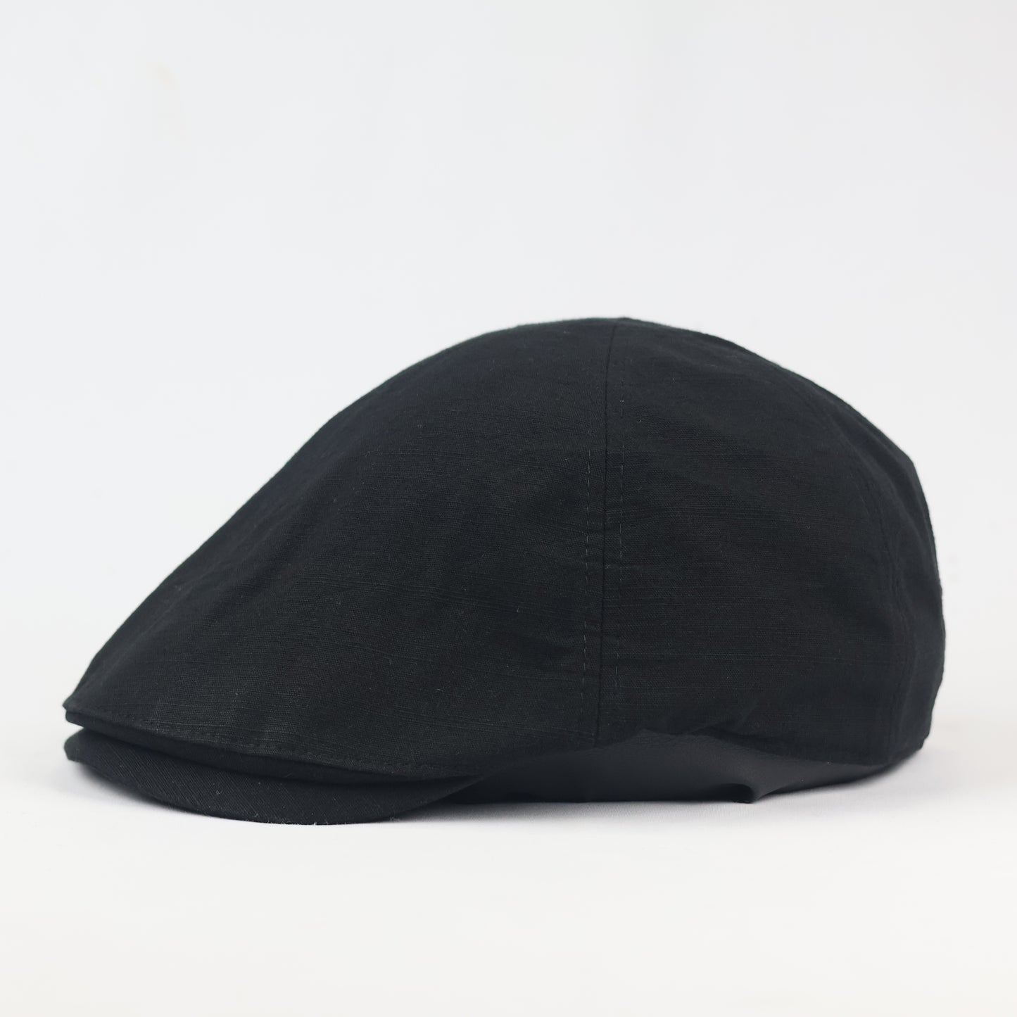 Vintage Seoul Cap "Send Your Good Luck" Newsboy Thrifted  Hat - Black