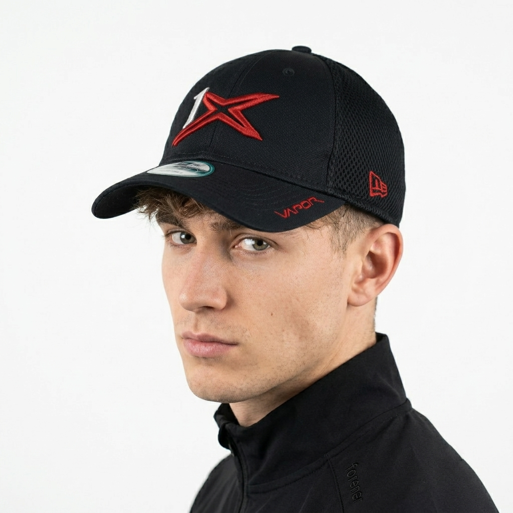 Thrifted New Era 9FORTY Bauer Vapor 1X Hockey Mesh Trucker Hat | 10817