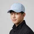 LA Dodgers MLB Pastel Blue Thrifted Baseball Hat - Cute Kawaii Bear Embroidery