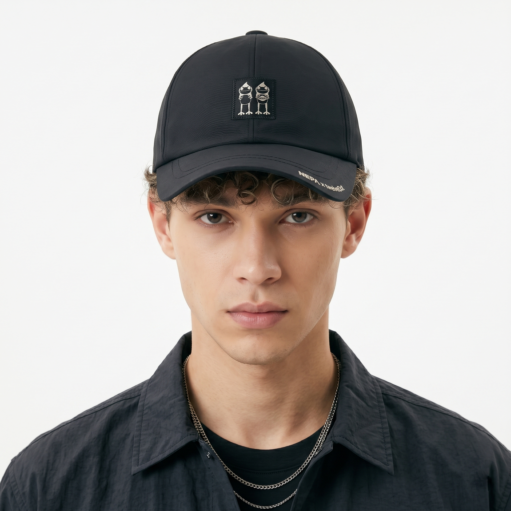 Vintage NEPA x twelveDot Baseball Cap - Black Outdoor Streetwear Hat