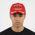 Retro Monaco Grand Prix Racing Cap | Thrifted Red Sport Hat 57-59cm