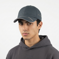 Vintage Liebherr Grey Breathable Nylon Strapback Cap | 11039