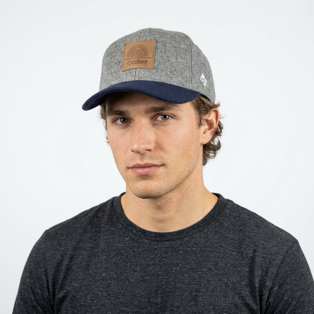 Vintage Bavarian Caps Göller Brewery Leather Patch Snapback Hat | 11026